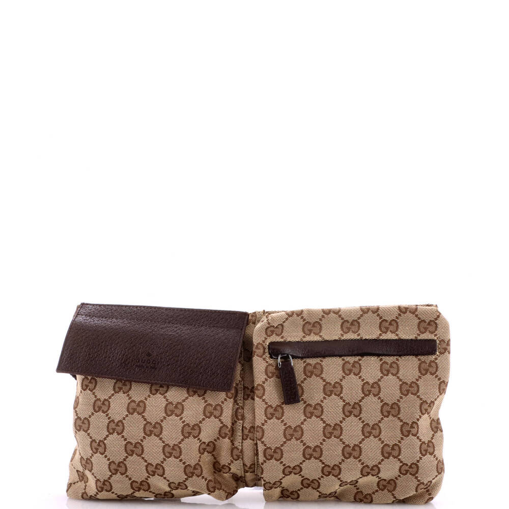 Gucci Vintage Double Belt Bag